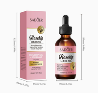 Après-shampoing hydratant à l'huile de fruits de rose en stock pour des cheveux volumineux et éclatants – Soin capillaire transfrontalier