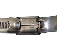 Collier de serrage pour radiateur de bâtiment standard YDS en acier inoxydable 304, hydraulique, métrique, largeur de bande 9 mm, vis hexagonale 7 mm, 16-25 mm