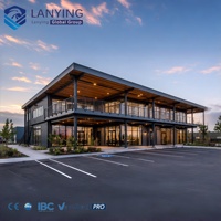 Bâtiment commercial en structure acier sur mesure pour bureaux, commerces, salles d'exposition et projets commerciaux