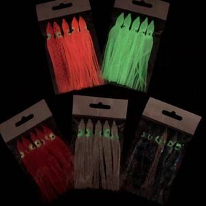 Lure Lula 10cm Polvo Saia Borracha Lula PVC Luminoso Soft Lure Lula Pesca Trolling Lure - Product Image 3