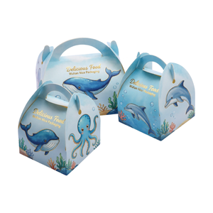 Caja de Comida Desechable Ecológica Personalizada con Diseño de Happy Meal para Niños, Empaque para Entrega de Comida Caliente, Estilo McDonald's - Product Image 1