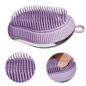 Individuelle Hundengrößenbürste Haustierpflege Bade- und Massagebürste mit Seife und Shampoospender - Product Image 2