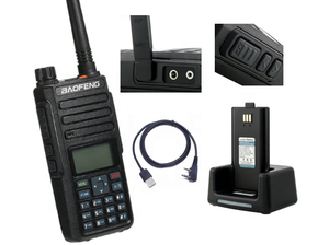 Baofeng DR-1801UV Cấp 2 <span class=keywords><strong>Radio</strong></span> Hai Chiều Băng Tần Kép Bộ Đàm Đường Dài DM1801 DM-1801 Kỹ Thuật Số Cầm Tay 1024 Kênh - Product Image 4