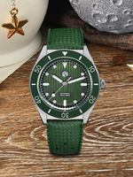 Montre automatique mécanique San Martin officielle 39 mm avec cadran guilloché MOP, mouvement Miyota 90S5, lunette saphir, 20 ATM, luminescente, SN0151GL