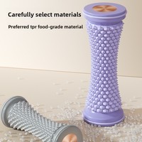 Masajeador de fascia plantar de elastómero termoplástico para yoga, relajación muscular, entrenador de arco plantar, ejercicio físico, en caja