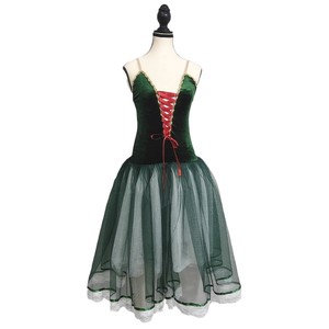 Yk469 Tutú de panqueque de ballet preprofesional para niñas y mujeres Traje de bailarina Tutus plisado 3 colores disponibles - Product Image 5