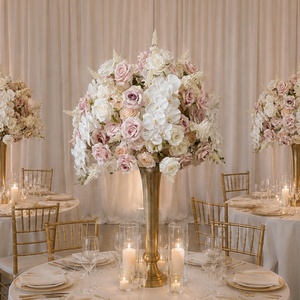 HK-FB028 Centro de Mesa con Bola de Flores Artificiales de Seda para Boda, Arreglo Floral Grande, Bola de Flores para Eventos - Product Image 5