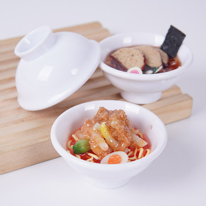 Colgante de comida realista, fideos estofados, popular en Xiaohongshu (Libro Rojo Pequeño), figura de arroz, colgante para bolso, tazón realista - Product Image 2