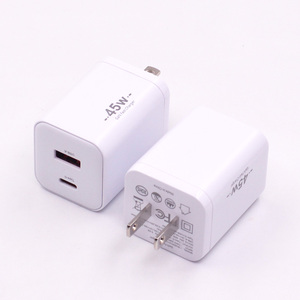 Caricabatterie USB <span class=keywords><strong>C</strong></span> GaN 45W Personalizzato all'Ingrosso, Blocco di Ricarica Rapida Tipo <span class=keywords><strong>C</strong></span> per <span class=keywords><strong>iPhone</strong></span> e Samsung - Product Image 4