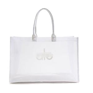 Bolso de Mano de Malla <span class=keywords><strong>AloA</strong></span>, Bolso de Playa Transparente para Mujer, Bolso Ligero de Hombro y Cruzado, para Yoga, Fitness y Deportes, Tamaño Mediano - Product Image 2