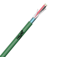 Cable BUS KNX, 1 Par, 2 Hilos, Cobre Sólido, Cinta PET, Blindaje de Lámina de Aluminio, Cubierta LSZH, Par Trenzado, Cable Automotriz