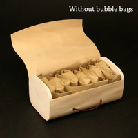 Boîte de rangement en bois, bois naturel avec couvercle, boîtes cadeaux, boîte d'emballage cadeau incurvée pour la décoration et le rangement à domicile