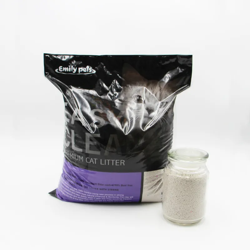 Emily pets esportazione di qualità Bentonite lettiera per gatti fornitore di sabbia negozio di animali prodotto per animali lettiera per gatti Bentonite