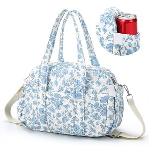 Sac isotherme matelassé chic, sac à bandoulière imperméable, sac isotherme avec bandoulière - Product Image 1
