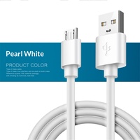 Cable de Carga USB a Micro USB de TPE Duradero al por Mayor con Blindaje Trenzado para Transferencia de Datos de Cámara de Computadora y Teléfono Móvil