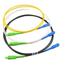 Kabel Patch Fiber Optik SC/APC-SC/APC OM1 SM SX FTTH Produksi Profesional Grosir dengan Panjang Kustom Merek DAMU