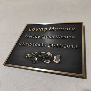 Personalised <strong>Memorial</strong> Metal Plaque for <strong>Grave</strong> Memory - Product Image 3