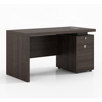 Bureau d'ordinateur moderne de 1.4m à bas prix Panneau en mélamine de petite taille en MDF en forme de L Table solide pour le mobilier de bureau du PDG