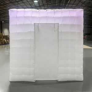 이벤트, 파티, 야외 무역 박람회용 맞춤형 공기주입식 포토부스 휴대용 포토부스 텐트 LED 360 포토부스 인클로저 - Product Image 5