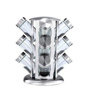 <span class=keywords><strong>Shoppee</strong></span>-Torre giratoria de acero inoxidable, estante con tarros para Cocina - Product Image 2