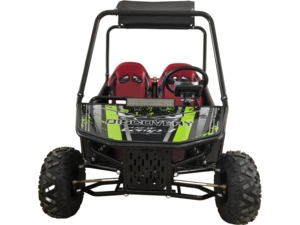 EGS 2025 Nouveau <span class=keywords><strong>Buggy</strong></span> Électrique 1000W 48V 20AH 2 Places Style Coach Double Pédale de Frein Enfants Adultes Karting Extérieur Vitesse Max 50km/h - Product Image 4