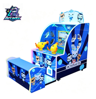 Machine de jeu d'arcade à pistolets à eau pour 2 joueurs, fonctionnant à pièces, pour enfants, jeu de tir à l'eau de sauvetage pour parc d'attractions