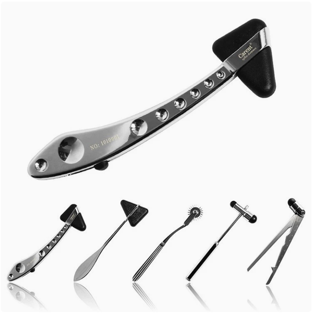 Medical Nerve Examination Percussion Hammer Multi-functional Triangular Hammer Nerve Reflex Hammer
