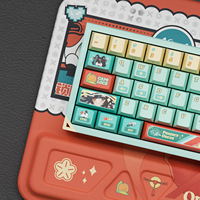 Keyboard Gaming Mekanik Mini 65% ISO/ANSI/ABNT2 yang Dapat Disesuaikan, RGB, Mendukung Hot-swap, Dapat Dikustomisasi Bahasa Prancis/Jerman/Portugis Brasil, Dll.
