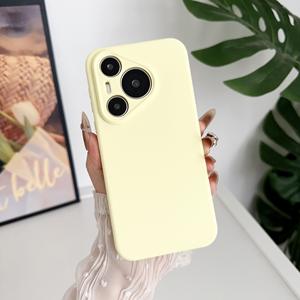Coque pour téléphone Huawei Pura80 Pro, silicone liquide, couleur unie, protection intégrale P70 antichoc avec un look premium - Product Image 2