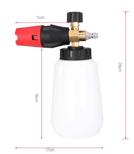 Gran oferta 2023, <span class=keywords><strong>boquilla</strong></span> de boca grande ancha transparente ajustable, Cañón de espuma para nieve - Product Image 3