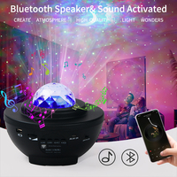 Moderne Galaxy Projecteur Lumière LED Télécommande Commutateur Production d'énergie Blanc Multicolore ABS Plastique Chambre Nuit IP65 DIY