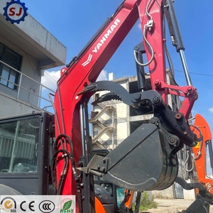 Miniexcavadora Usada Original de Japón YANMAR VIO55 de 5 Toneladas, Excavadora Hidráulica de Orugas con Giro Cero, Modelos ViO35, ViO75, ViO80 para Construcción - Product Image 4