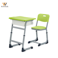 Chaise de bureau pour étudiant WLY8006, mobilier de salle de classe, table de lecture universitaire, chaises pour collège, lycée, en plastique