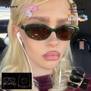 Gafas de Sol Cuadradas Retro de Lujo Boyarn Trend con Logotipo Personalizado para Hombre y Mujer, Lentes Hombre, Accesorios Deportivos - Product Image 2