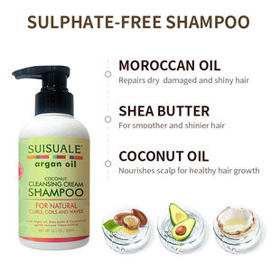 OCCA Vente en Gros Personnalisé Marque Privée Karité Hydratant Bio Huile d'Argan Marocaine Sans Sulfate Shampoing et Revitalisant Ensemble - Product Image 3