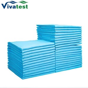 Vente en gros usine de tapis absorbants jetables rectangulaires en fibres pour animaux de compagnie (chats et chiens), à usage unique, design uni - Product Image 3