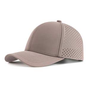 Trendy Men's Curved Brim Snapback Cap Quick Dry Laser Cut Mesh Streetwear Style - Product Image 4