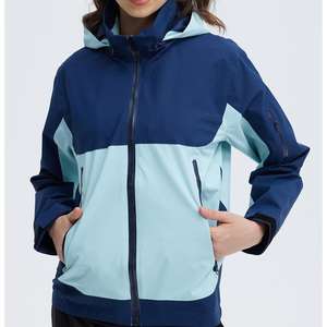 Vestes longues d'hiver unisexes avec logo personnalisé <span class=keywords><strong>coupe</strong></span>-<span class=keywords><strong>vent</strong></span> imperméable en polaire noire à fermeture éclair avec motif solide nouveau design - Product Image 2