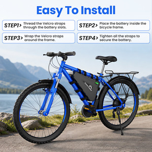 Batterie de vélo électrique GPS 48V 30Ah avec cellules LG, BMS 50A, pack triangulaire, sortie XT60, chargeur 4A, port USB, affichage de la tension, expédition depuis l'entrepôt UE - Product Image 5