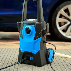 Máquina de limpeza portátil 1400W, ferramentas para eficiência de lavagem, piso de vidro, jardim doméstico, pistola de água de pressão para carro, escova de artefato