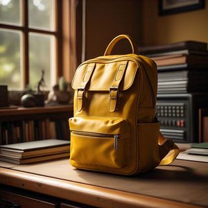 High Quality Waterproof Travel Genuine Leather <b>College</b> National Portable Laptop <b>Backpack</b> for Students Unisex - Product Image 3