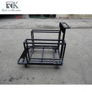 Non-slip <b>Platform</b> <b>Stage</b> with Aluminum Riser Mobile with Trolley <b>Stage</b> - Product Image 5