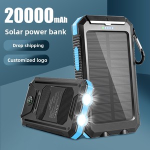 TKTEMU pour batterie externe solaire en plastique 20 000 mAh Modèle <span class=keywords><strong>C3</strong></span> Lampe de camping Chargeur portable extérieur Longue autonomie - Product Image 2