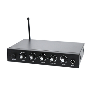 Chuyên Nghiệp Không Dây Microphone Karaoke Hệ Thống Âm Thanh Nhà KTV Mixer <span class=keywords><strong>Receiver</strong></span> Đối Với 500W Đỉnh Điện Loa Siêu Trầm Khuếch Đại Soundbar - Product Image 4