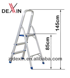 3 bước siêu nhẹ nhôm nền tảng bước phân 3 chủ đề cao lan can bước bậc thang gia đình - Product Image 2