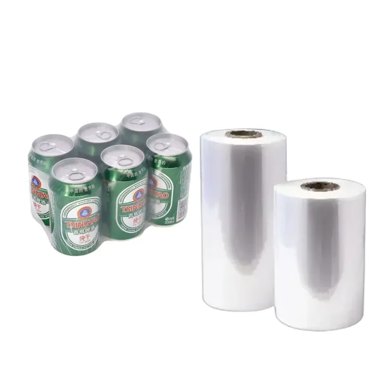 High Quality Transparent LDPE Plastic Packaging Film Heat Pe Shrink Film For Mineral Water Bottle