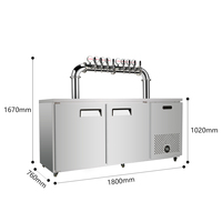 Distributeur de bière portable projet de machine à bière Growler Distributeur de bière Kegerator