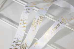 Cinta Impresa por Transferencia Térmica, de Una o Dos Caras, con Logotipo Personalizado, para Cordones de Medallas, Etiquetas de Embalaje - Product Image 3