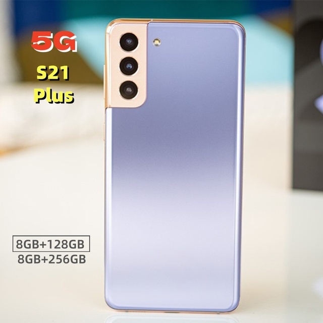 5G Unlocked Sumsung S21 Plus Android Smartphone Large 6.7" AMOLED 120Hz Display NFC Spanish Long Battery Wholesale Sale