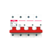 Meilleures ventes Disjoncteur miniature réglable Mcb CNC YCB7-125 en plastique 10A 16A 20A 32A 63A 1P 2P 3P 4P